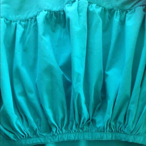 Vintage Claudine Beuche Cropped Front-Tie Button Up Top - Picture 4 of 8